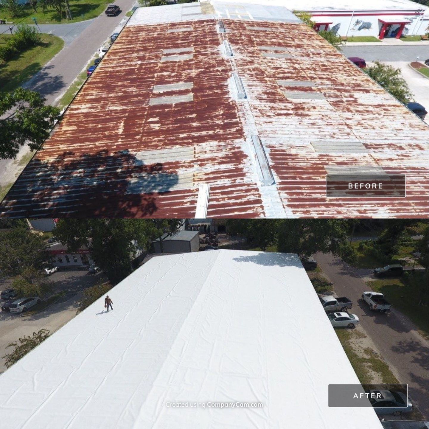 TPO Roof Recovery – Cassatt Avenue, Jacksonville, FL